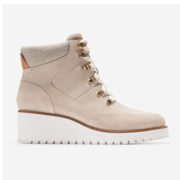 Cole Haan ZEROGRAND City Wedge Waterproof Hiker Boot Woman’s - Picture 1 of 7